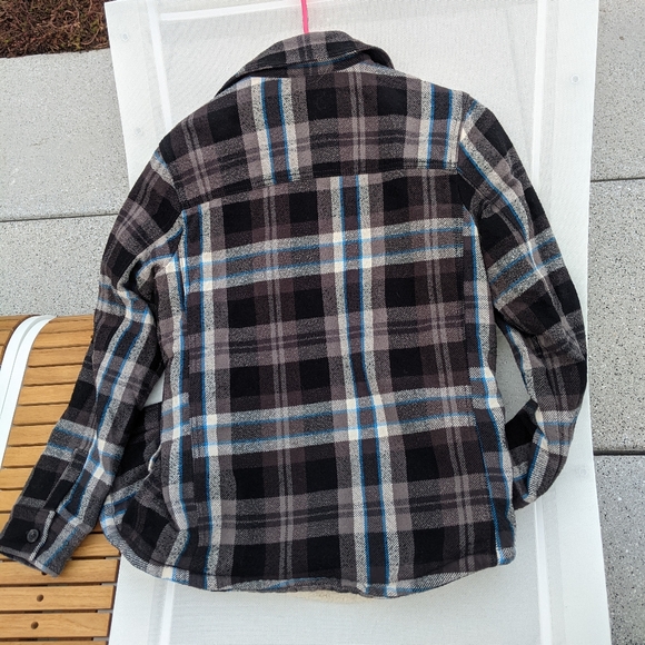 AEO Lined Flannel Shirt Jacket - Picture 2 of 4